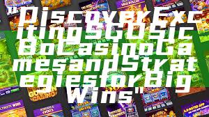 "Discover Exciting SGD Sic Bo Casino Games and Strategies for Big Wins"